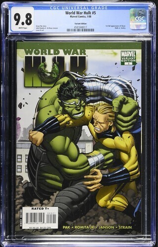World War Hulk #5 (2008) 1st Skaar / Variant Edition CGC 9.8 AA632