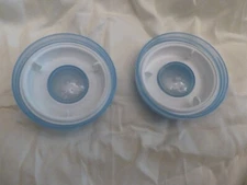 MAM Easy Start Baby Bottle Replacement Parts Bottom Vent Seal Lot 2 Blue