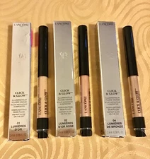 LANCOME CLICK & GLOW HIGHLIGHTING SKIN FLUID INSTANT GLOW 01,02,03 or 4 LUMIERES