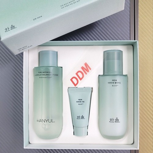 Artemisia Moisture Soothing 2-piece Set Toner 150ml + Fluid 125ml Hanyul - Picture 2 of 9