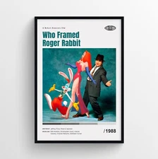 Who Framed Roger Rabbit Movie Poster Print, Wall Art - Unframed