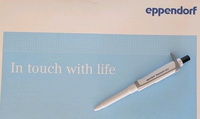 Eppendorf Research Plus Kugelschreiber Pipettenschreiber schwarze Tinte