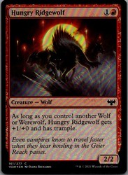 Hungry Ridgewolf 161/277 Foil Innistrad: Crimson Vow