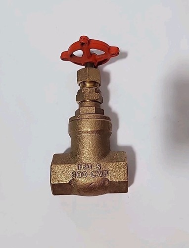 Stockham B-128 Brass Gate Valve, 150S, 300CWP