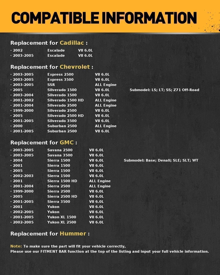 Motor De Arranque Para Chevrolet GMC Silverado Sierra 1500 2500 3500 Yukon 1.6KW NUEVO Foto 2 de 4
