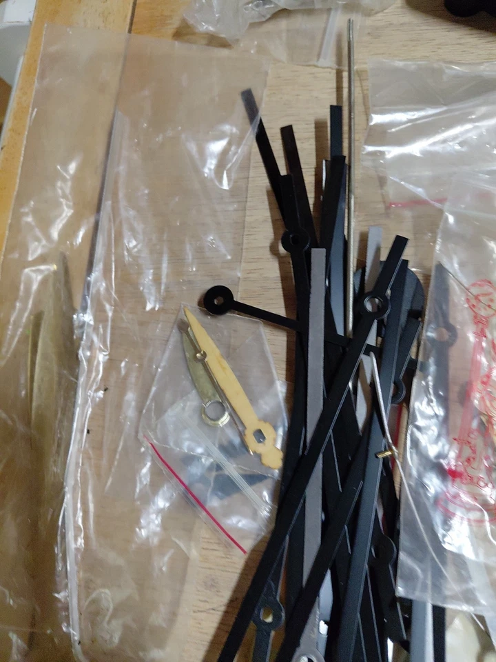 Clock Parts Various Lot Of  - Image 2 of 4