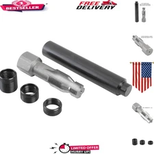 Effortless Spark Plug Thread Fix: 5-Piece M14-1.25 Repair Kit with Instructions