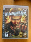 Mercenaries 2 World in Flames PS3 Sony PlayStation 3 Complete w/ Manual CIB