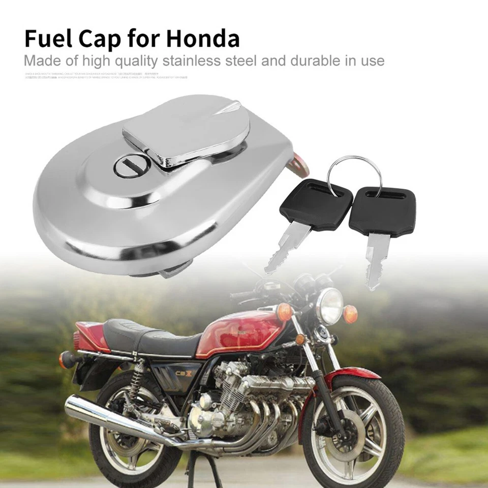 Gas Fuel Tank Cap Keys FOR Honda Night Hawk 250 1991-2008 Night Hawk 750 1991-03 - Imagem 4 de 4