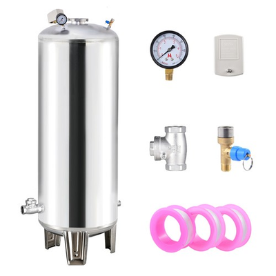 #ad 26 52 Gal Pressurized Well Tank Stainless Steel Water Pressure Tank For Well Pum $162.57