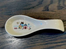 Heartland Spoon Rest Country Farm International  Ceramic Vintage Cottagecore 