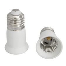 E26 to E27 Light Socket Extender 2PCS 66mm E26 to E27 Lamp Bulb Extension Scr...