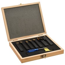 Drehmeißel 12-tlg. Wendeplatten Bohrstange Klemmhalter mehrere Auswahl vidaXL