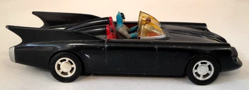 Vintage Corgi 1960 Batmobile Car Black A8 B342
