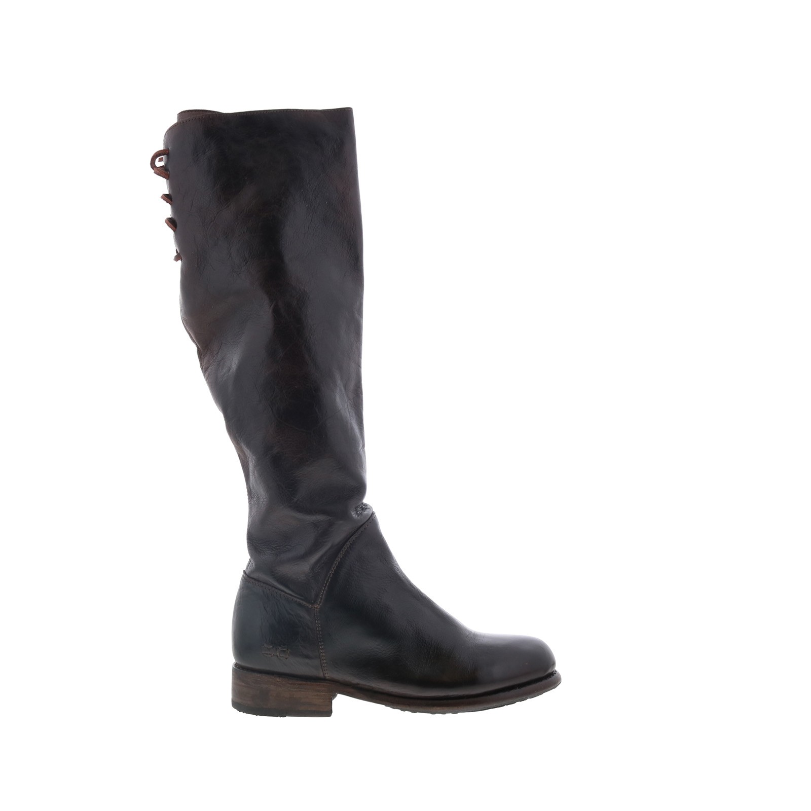 Bed Stu Burnley F311024 Womens Brown Leather Zipper Knee High Boots
