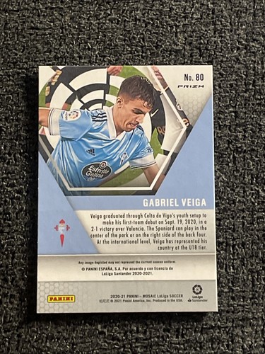 2020-21 Mosaic La Liga Gabriel Veiga Genesis #80 Rookie RC ⚽️ - Picture 2 of 2
