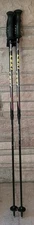 Rare Leki Voodoo 6.0 Series Vision Alu-Carbon Ski Poles 48 Inch Non-Collapsible