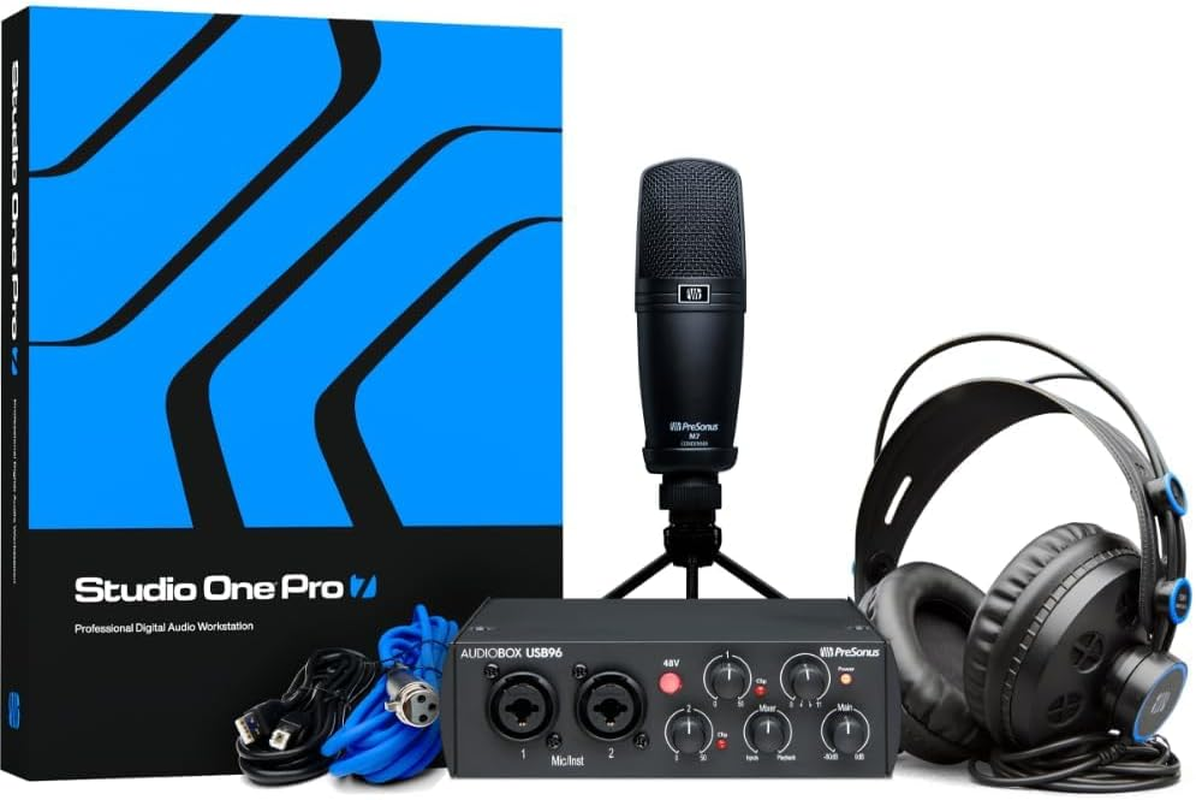 Audiobox USB 96 Studio Recording Package with Studio One Pro