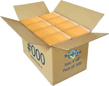 500 Pack Made In USA Kraft Bubble Mailers Number 000 4x8 Inches Shipping Padded