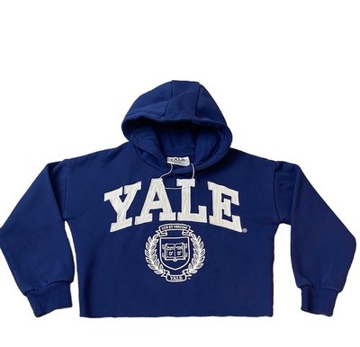 Yale University Hoodie Youth 7-8 Years Blue College Sweatshirt Ivy League Primar