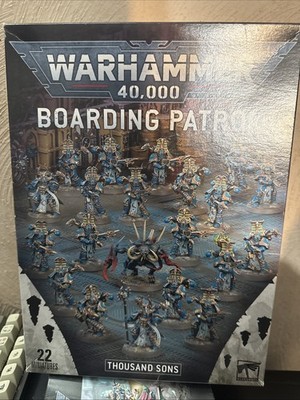 Thousand Sons Boarding Patrol Warhammer 40K, 20 Rubric Marines + 2 Chaos Spawn
