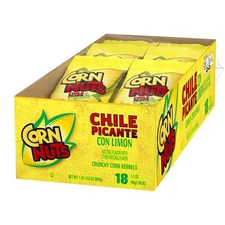 Corn Nuts Chile Picante con Limón 1.7 oz, 18‑Pack – Crunchy & Spicy