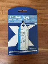 Aviationtag - JetOneX/KLM Boeing 747 - VQ-BWM - Bicolor - Blau/Wei&szlig;