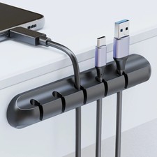 Adhesive Cable Holder Clips Cord Management Wire Organizer for Desktop USB Charg