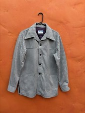 Vintage 1970s Farah Time Out Polyester Disco Leisure Jacket Blazer Sport coat