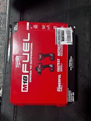 Milwaukee M18 FUEL 3697-22 Cordless Brushless Tool Combo Kit 2 Tools Li-Ion
