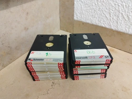 Maxell  CF2 Compact Floppy Disk Amstrad 24 Stück gebraucht
