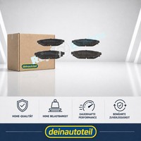 Bremsbelagsatz Scheibenbremse Hinten RAP Brakes R P1167 Passend FüR Subaru