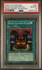 Yu-Gi-Oh Black Illusion Ritual 2002 1st First Edition WAVY MRL-051 PSA 10