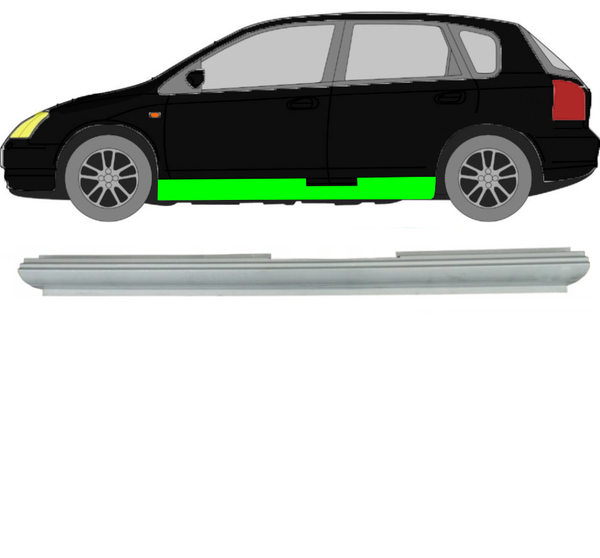 TüRschweller FüR Honda Civic 5 TüRer 2001 - 2005 Links-image