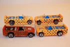 Four (4) Vintage Hot Wheels 1990 Boom Box Cars