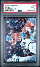 2025 Panini Luminance Platinum 1/1 #89 Bo Nix PSA 9 Mint