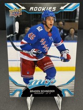Braden Schneider #232 Upper Deck MVP NHL Hockey 2022-23 New York Rangers RC