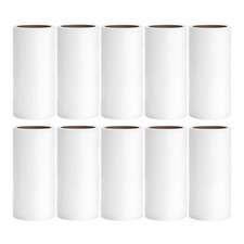 Lint Roller Refills 4 Inch Inside Diameter 1.5 Inch Bulk 10 Rolls Total 600 Shee
