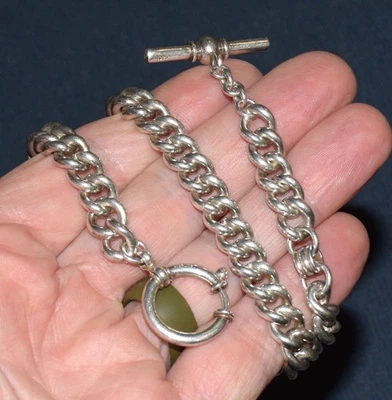 Sterling Silver Watch Chains for sale - eBay