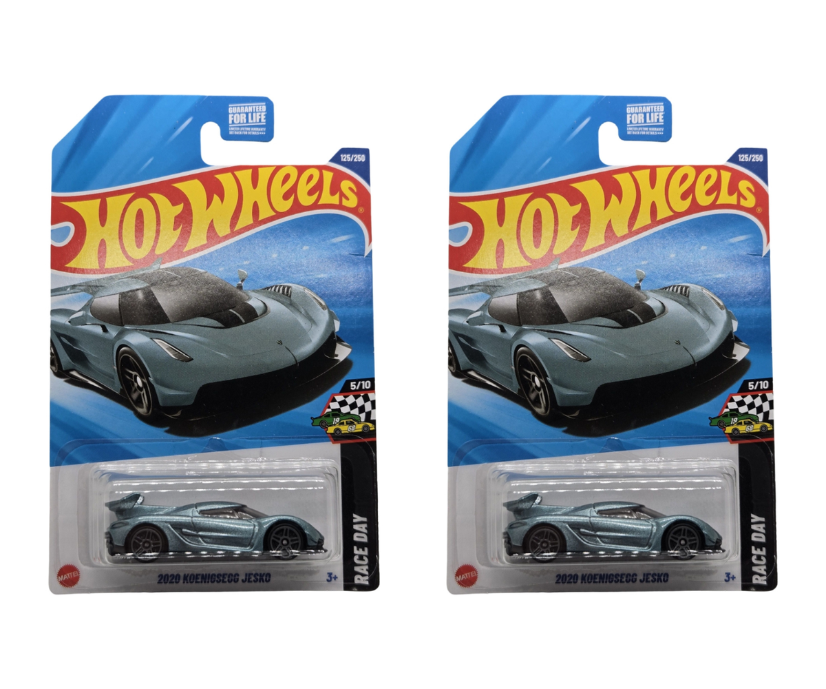 2025 Hot Wheels 2020 Koenigsegg Jesko #125 Ice Blue - Set of 2 | eBay