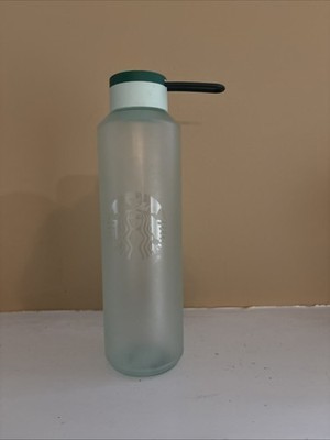 Starbucks 24oz Mint Green Tritan Plastic Water Bottle Siren Logo Finger Loop