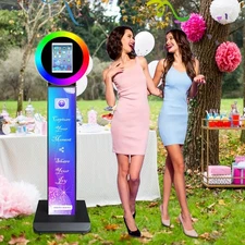 Portable iPad Photo Booth Shell Stand iPad Photo Booth Kioskfor Wedding Rental