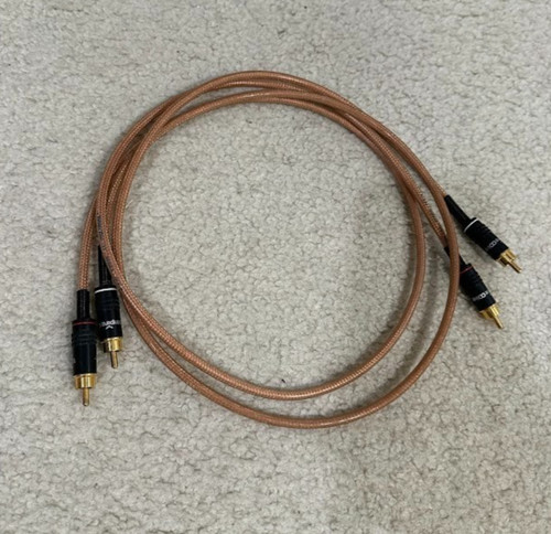 pair of two vampire wire -cc series ofc rca cable 3 ft