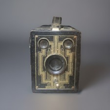 Vintage 1930's Kodak Six-20 Brownie Junior Box Camera Art Deco, Film UNTESTED