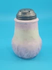 1890s Milkglass Shell Pattern Sugar Shaker W/Original Lid Hand Painted