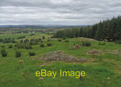Photo 6x4 Castle Hill Quarriers Village Marked on OS map as Hill Fort. c2007