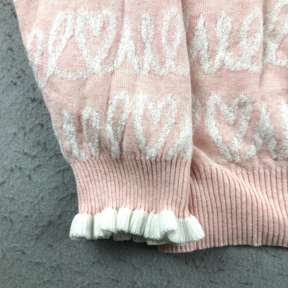 Suéter Elle Mujer XXL Rosa Rayas Mangas Largas Pullover Nuevo con Etiquetas Foto 4 de 4