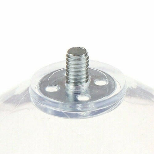 20X Strong Suction Cups with M4 Screw Rod Knurled Hook Clear Kitchen Glass Craft - Picture 8 of 12