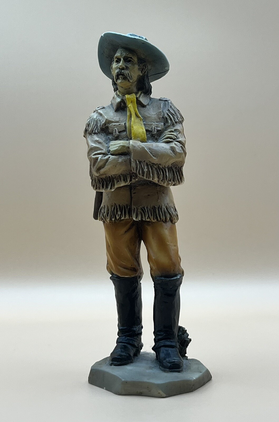 VINTAGE 1988 CASTAGNA WILD WEST GENERAL CUSTER FIGURINE MADE IN ITALY