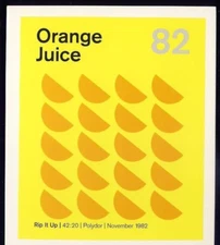 New Retro Post-Punk Postcard: Orange Juice, Rip It Up (1982, Polydor)